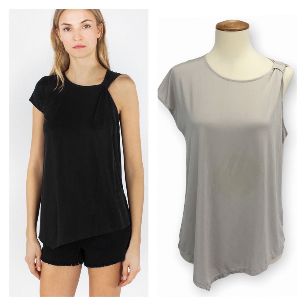 GENERATION LOVE Kylie Knot Top Tan NWOT Small